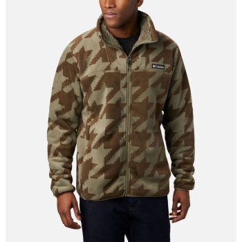 Columbia Muške Jakne - Winter Pass Full Zip Fleece Sive Zelene | ZSYL-74821